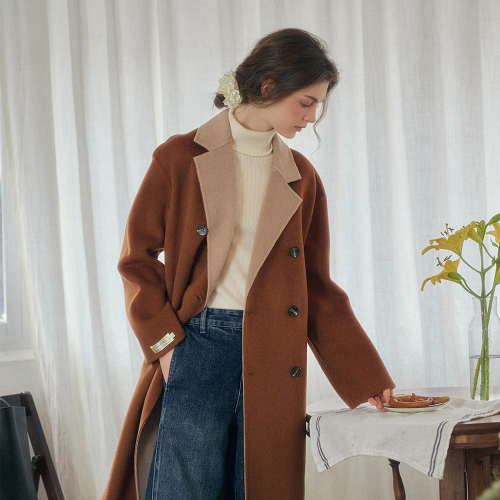 SR_Double wool reversible coat_2color
