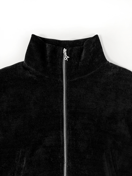 Slimfit 2Way Velour Jersey Jacket
