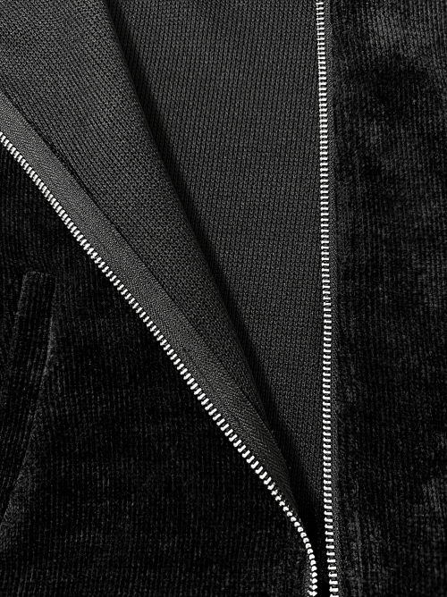 Slimfit 2Way Velour Jersey Jacket