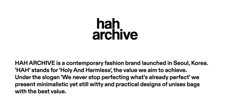MUSINSA | HAH ARCHIVE [Ham Junsoo Collaboration] HH Belted