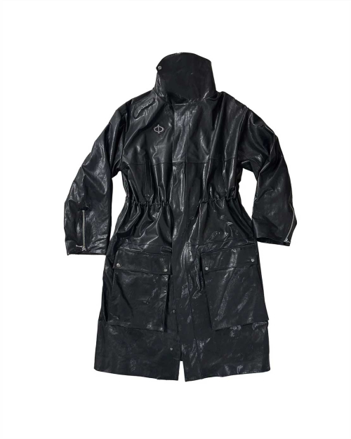 Defiant Long Leather Jacket