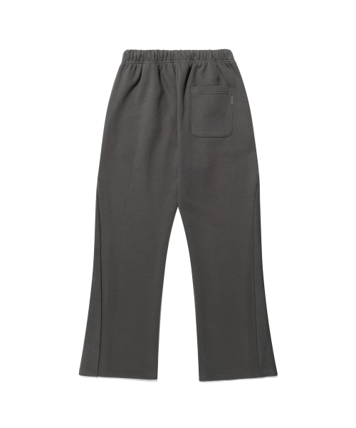 BOOTS CUT PANEL SWEAT PANTS_CHARCOAL(NG2FSUPA00A)