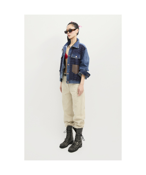 Tweed MIX Denim Jacket (blue) LFPDS25100BUX