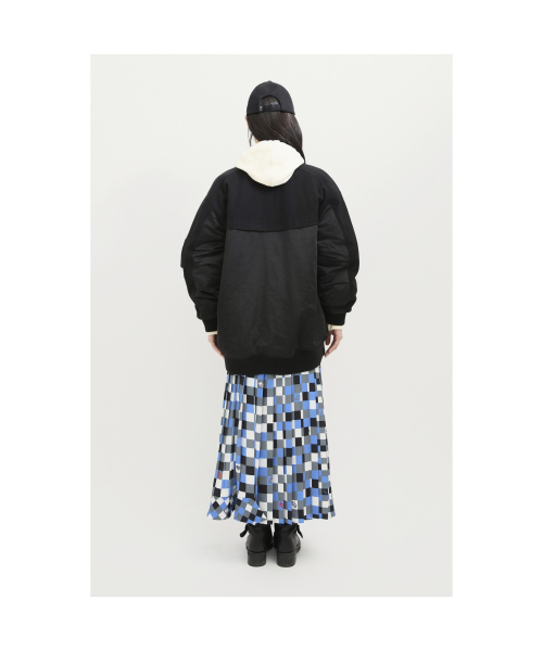 Embroidery Point Hooded T-shirt (ivory) LFTAS25120IVX