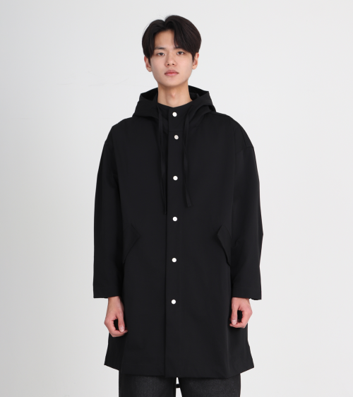 Дождевик-сафари с капюшоном 3color (Black)