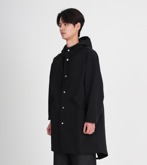 Дождевик-сафари с капюшоном 3color (Black)