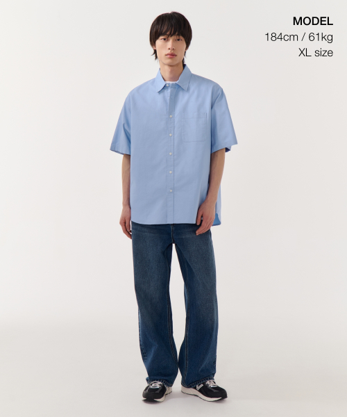 MUSINSA公式 | MUSINSA STANDARD リラックスドオックスフォード半袖