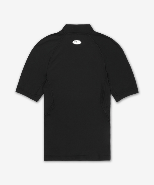 Футболка UNDER ARMOUR с воротником-стойкой Black / 816222TRVY31000