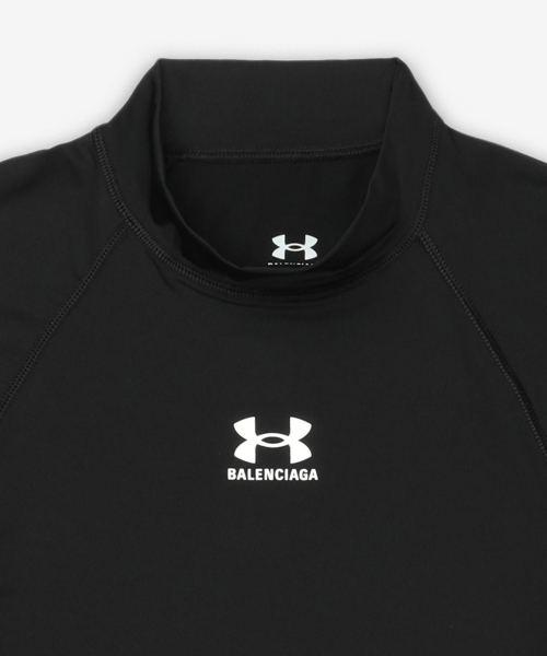 Футболка UNDER ARMOUR с воротником-стойкой Black / 816222TRVY31000