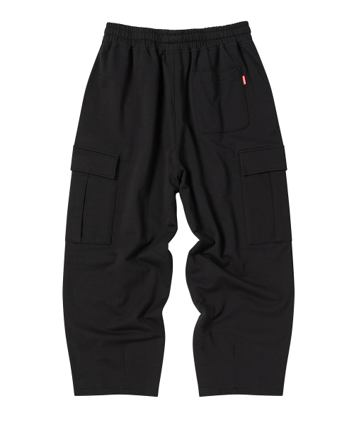 BALLOON SWEAT PANTS [BLACK]