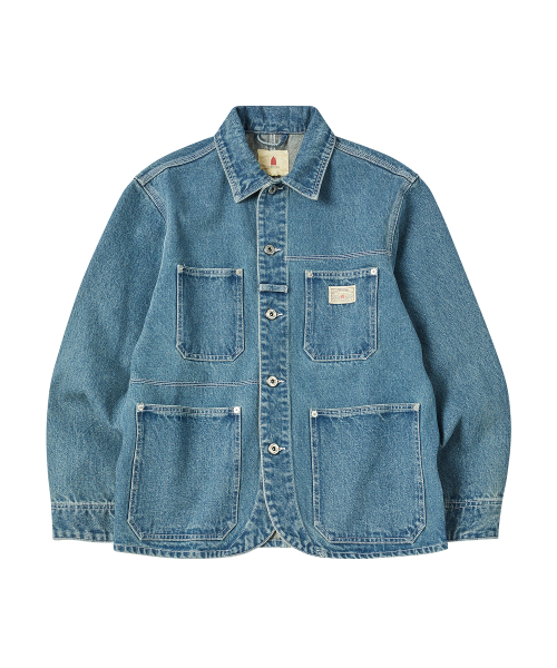 DENIM WORK JACKET [BLUE]