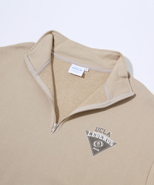 UCLA Vintage Small Logo полузастёжка — Beige (UZ2LTEF)