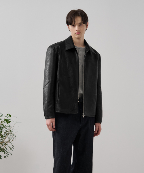 leather куртка [BLACK]