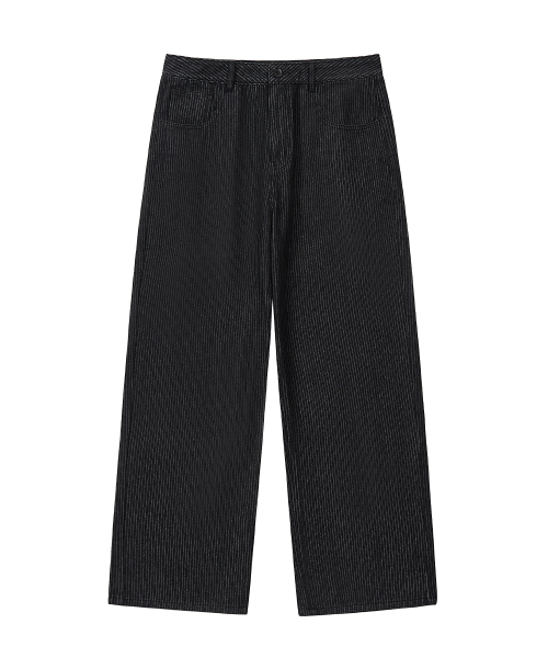 denim брюки (BLACK)