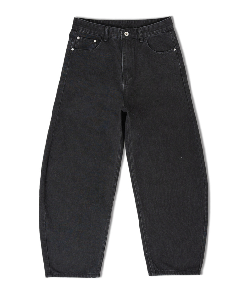denim брюки black