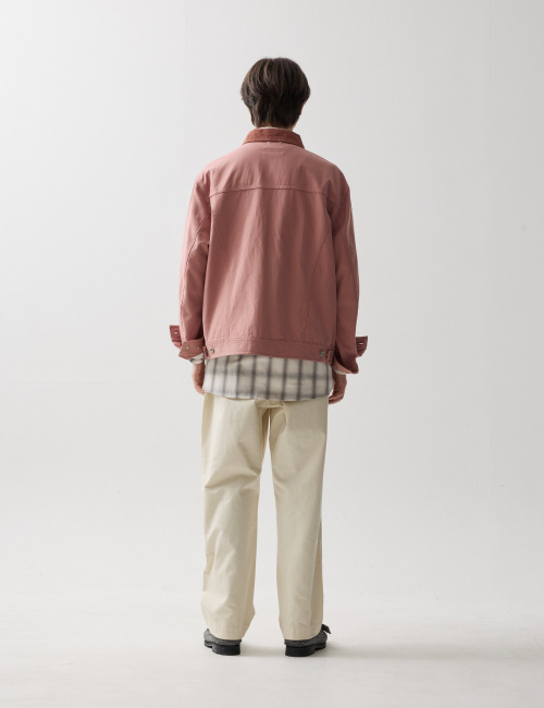 BASIS TRUCKER JACKET PINK
