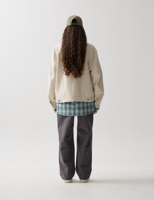 BASIS TRUCKER JACKET ECRU