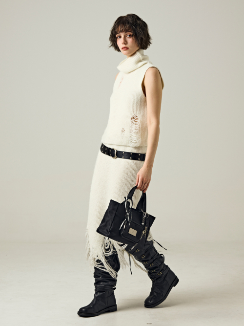 SYMBOL NYLON TOTE BAG [BLACK]
