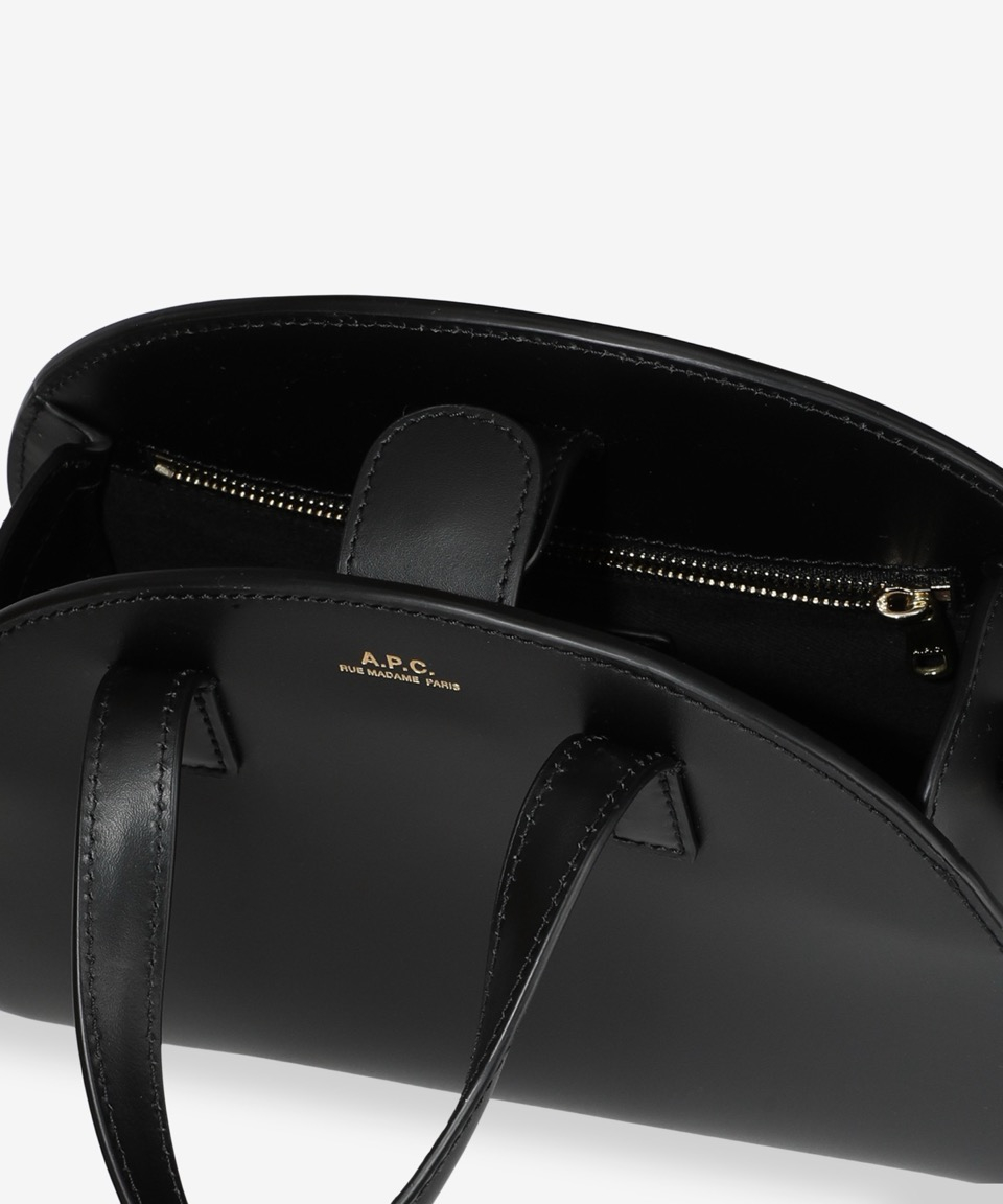 ★A.P.C.★ Small Demilun Tote Bag Black PXCAXF61942LZZ MUSINSA | A.P.C. Small Demilun Tote Bag - Black / PXCAXF61942LZZ