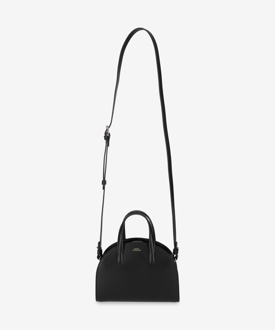 MUSINSA | A.P.C. Small Demilun Tote Bag - Black / PXCAXF61942LZZ MUSINSA | A.P.C. Small Demilun Tote Bag - Black / PXCAXF61942LZZ