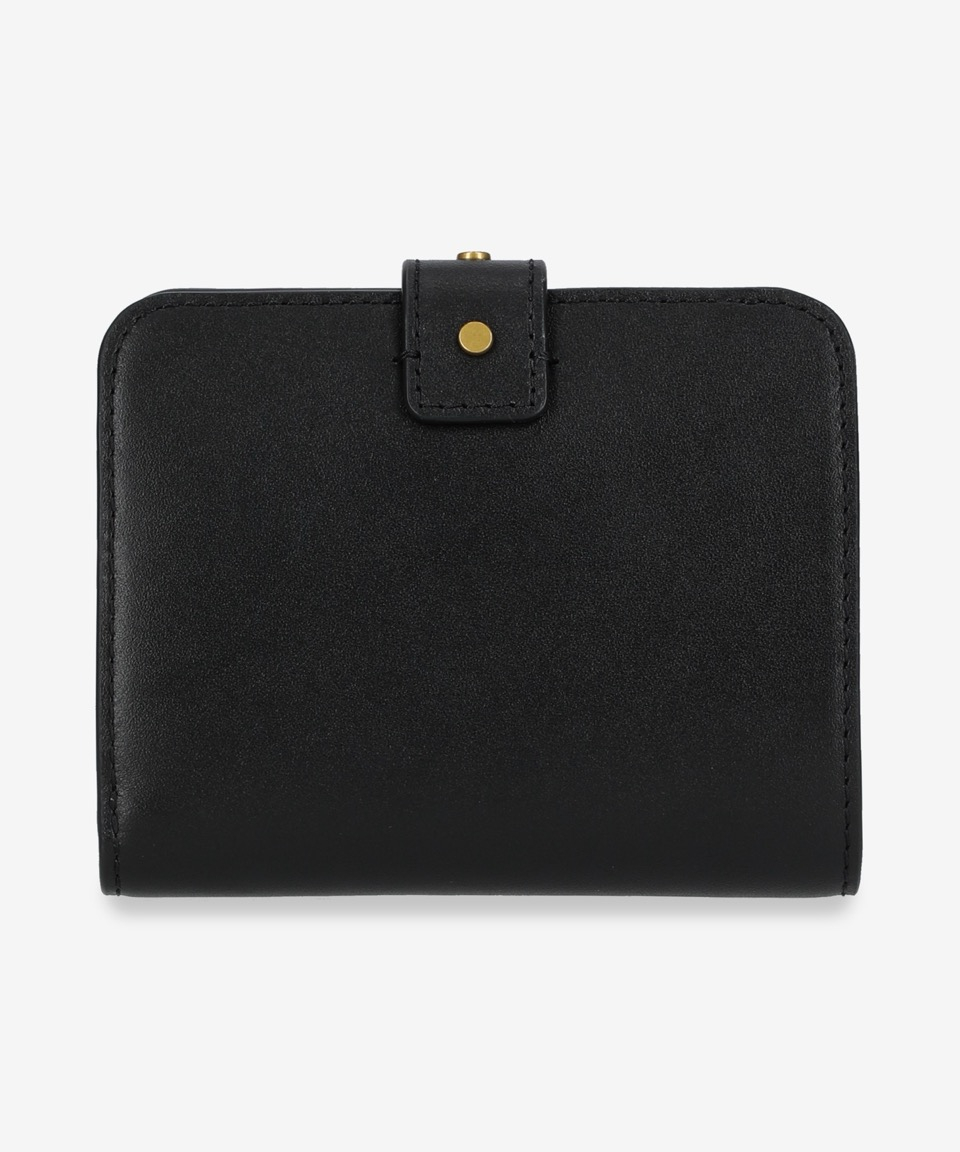 MUSINSA | ISABEL MARANT Stud Detail Logo Wallet - Black MUSINSA | ISABEL MARANT Stud Detail Logo Wallet - Black