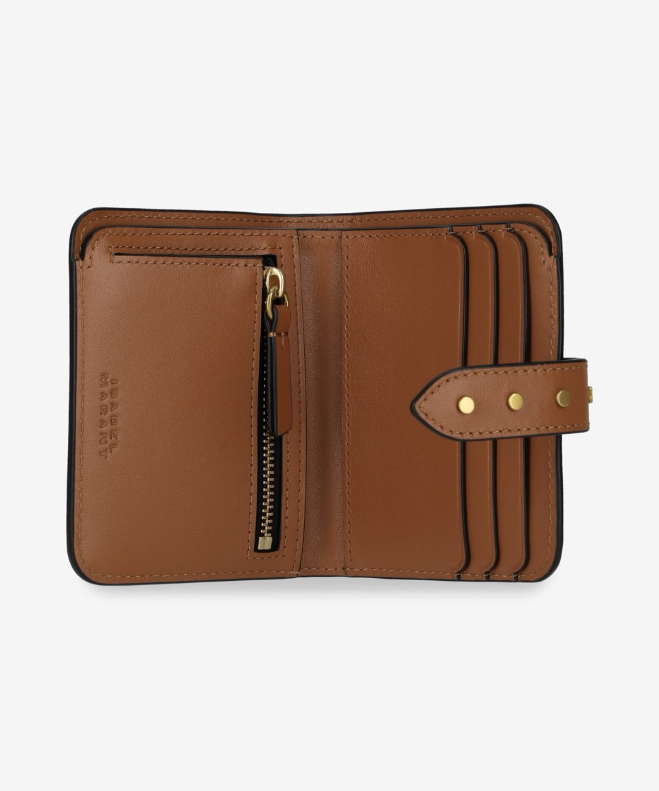 ショルダーバッグ・ポシェット Isabel Marant Stud Detail Logo Wallet Cognac MP0090FAB4C17M5 ショルダーバッグ・ポシェット Isabel Marant Stud Detail Logo