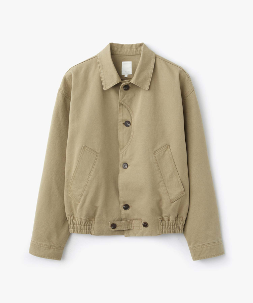 washed cotton blue_BEIGE