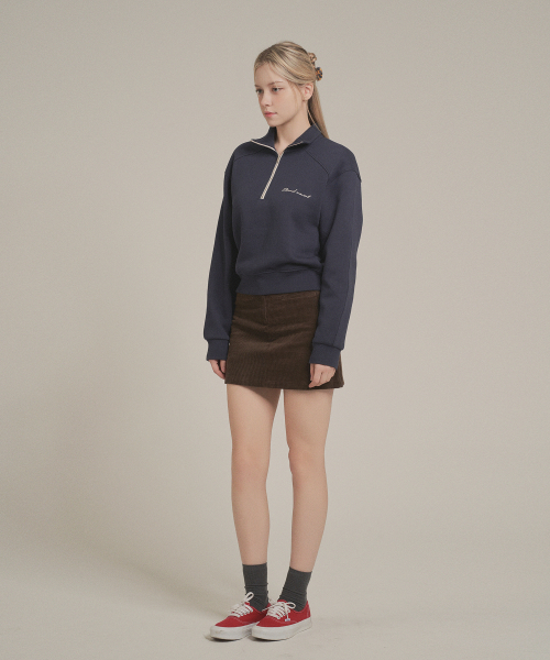 zip-up рубашка - navy