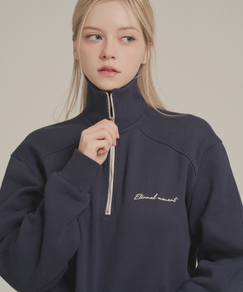 zip-up рубашка - navy