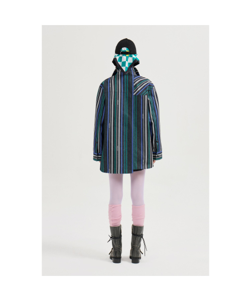 Striped Printed Shirt-type Jumper (multi color) LFUAS25120XXX