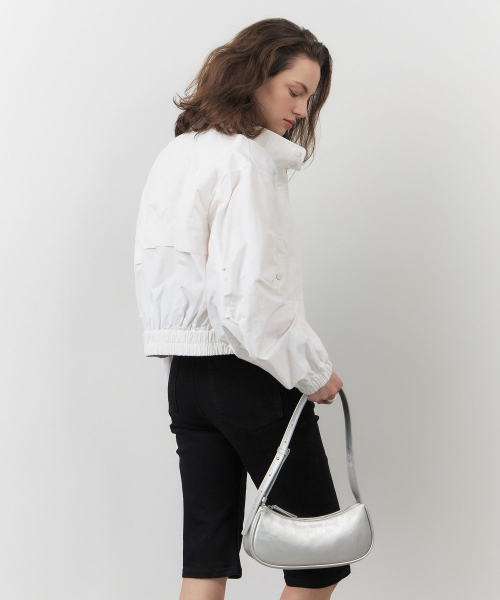 VEGAN LEATHER ROUND MINI SHOULDER