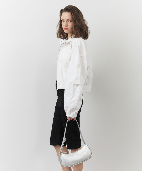 VEGAN LEATHER ROUND MINI SHOULDER