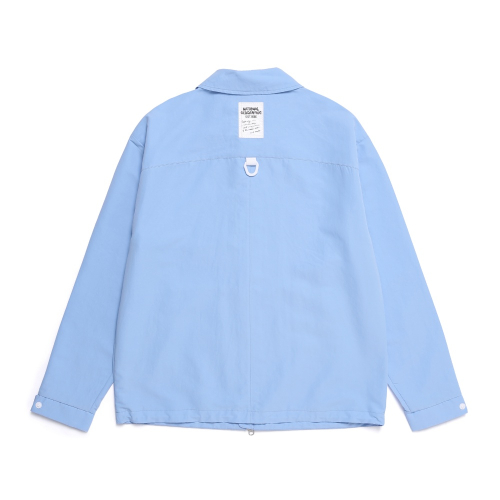 N251UJP902 pocket zip-up BLUE