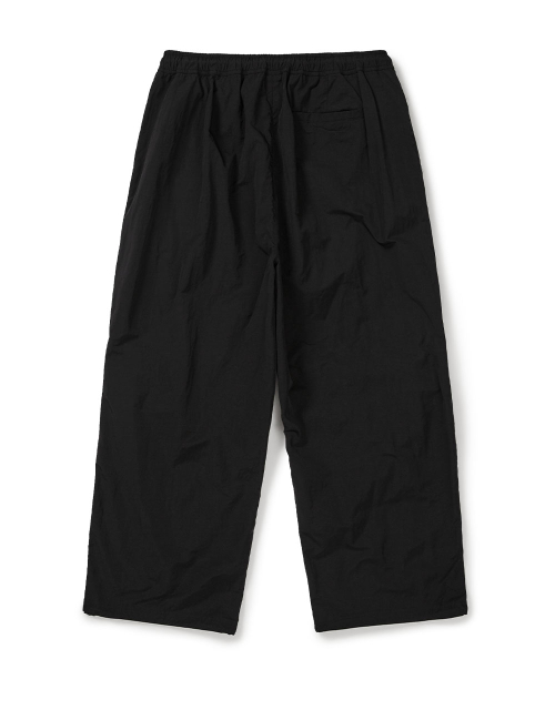 [Mmlg] NYLON WIDE PANTS (BLACK)