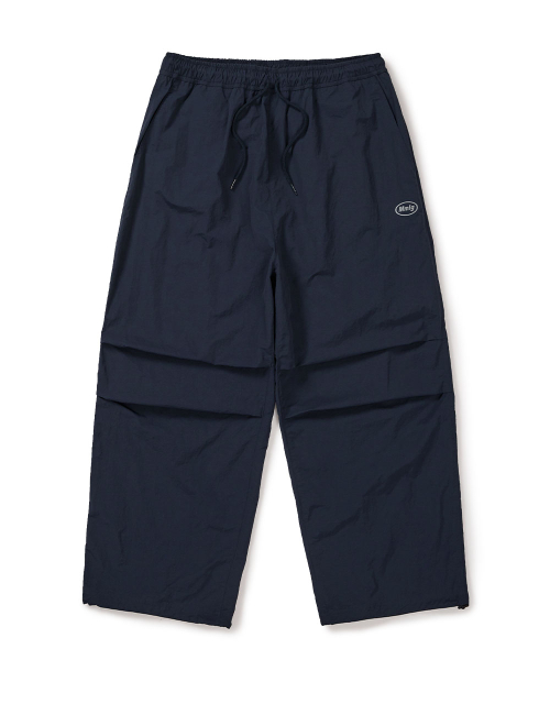 [Mmlg] NYLON WIDE PANTS (NAVY)