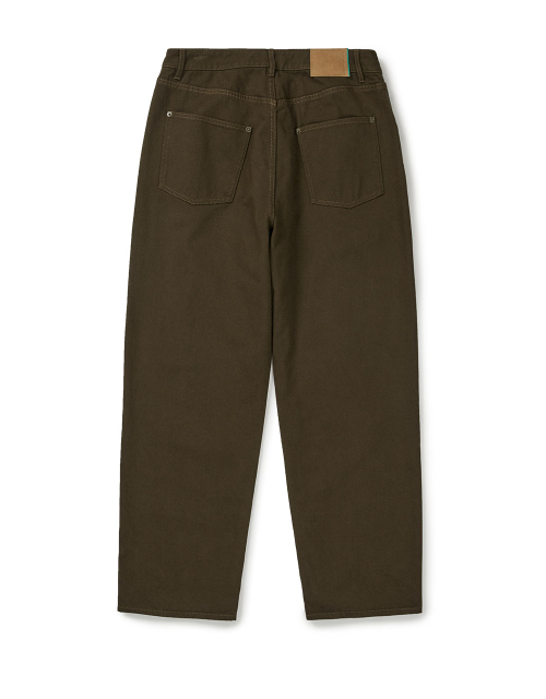 [Mmlg] MM COTTON REGULAR PANTS (BROWN)