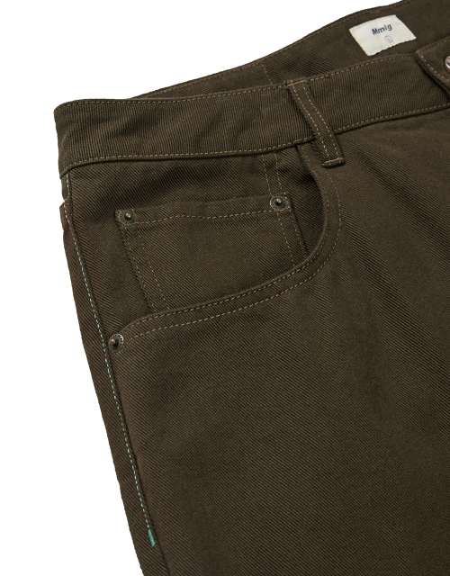 [Mmlg] MM COTTON REGULAR PANTS (BROWN)