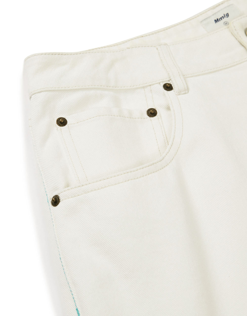 [Mmlg] MM COTTON REGULAR PANTS (OFF WHITE)