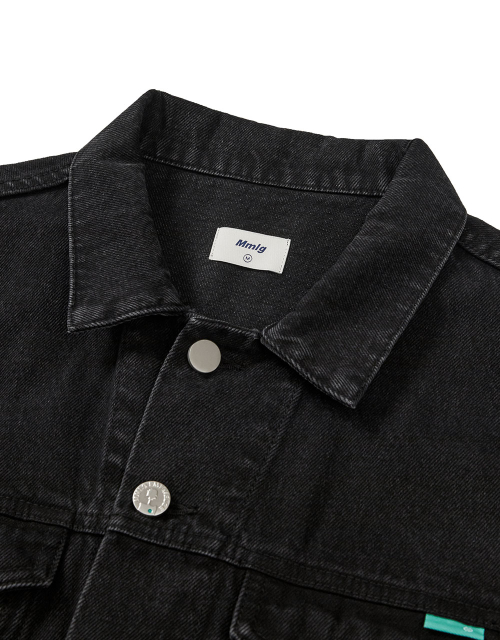 [Mmlg] MY HERO DENIM JACKET (BLACK)