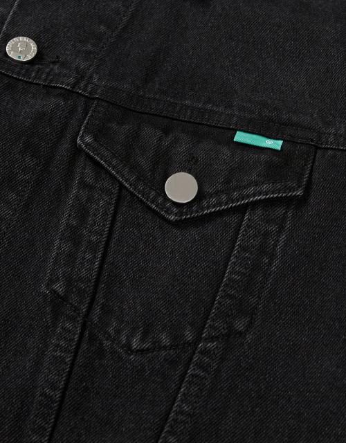 [Mmlg] MY HERO DENIM JACKET (BLACK)