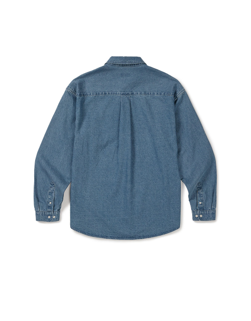 [Mmlg] LABLE M DENIM SHIRTS (BLUE)