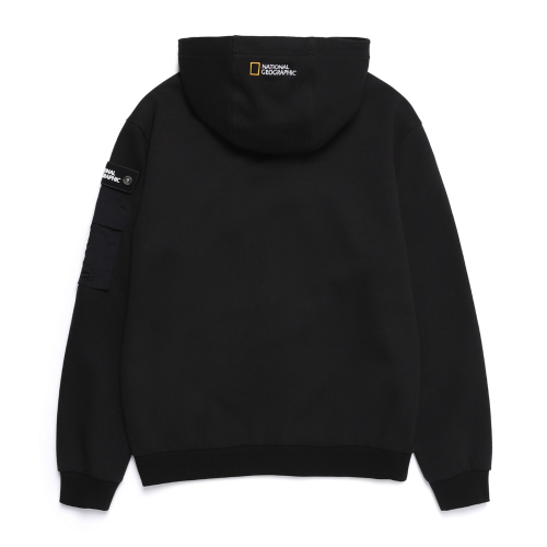 N251UFT950 hood zip-up CARBON BLACK