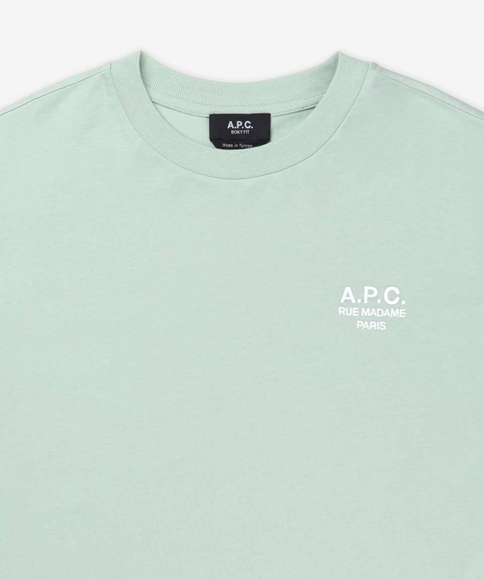 MUSINSA | A.P.C. Lou Madame Boxy Fit Short Sleeve T-Shirt