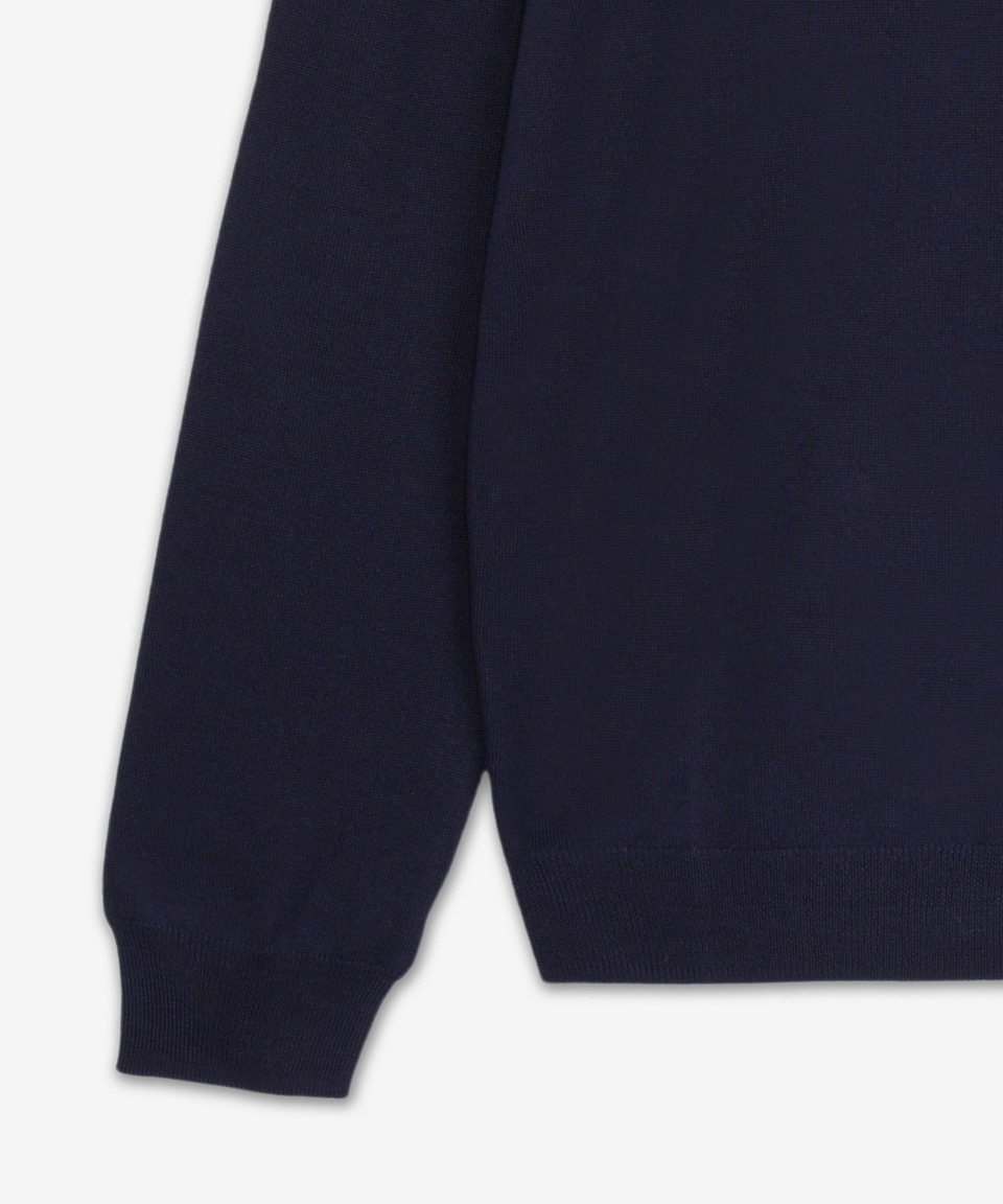 MUSINSA公式 | A.P.C. Jacob Logo Polo Shirt - Dark Navy