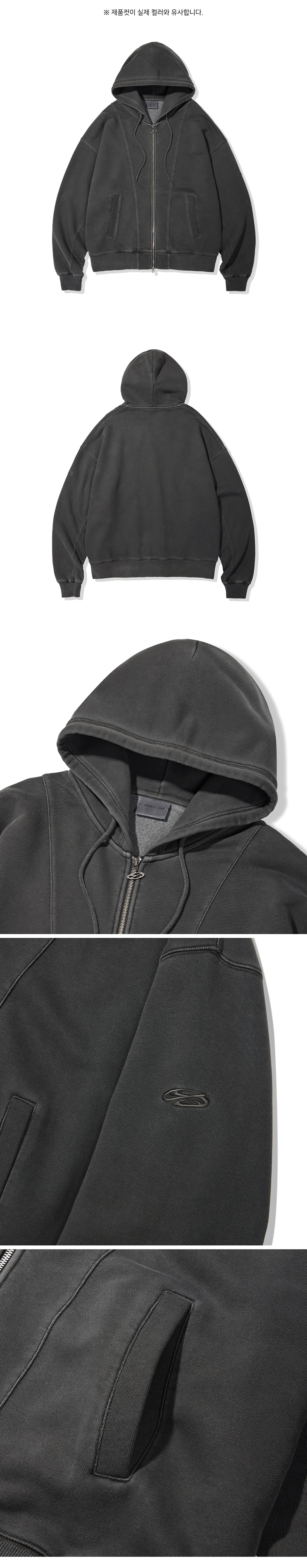 MUSINSA公式 | 1993STUDIO Vintage Pigment Balloon Fit Hood