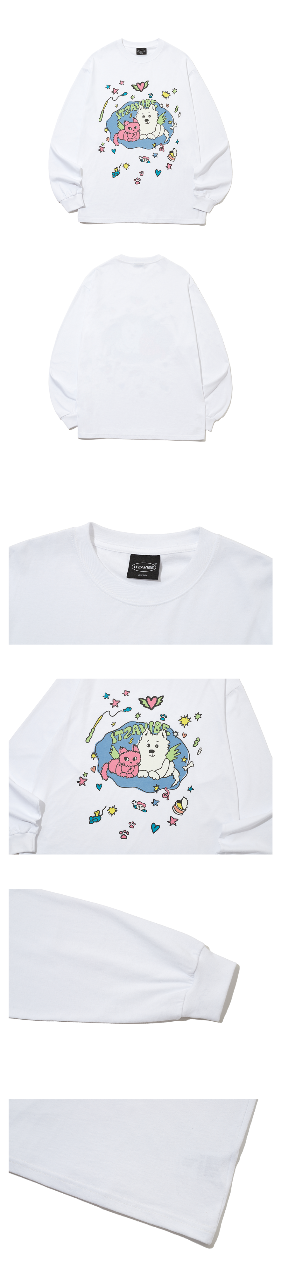 ◆25SS CAT&DOG IN SWEET HOME LONG SLEEVE◆ MUSINSA | ITZAVIBE CAT&DOG IN SWEET HOME LONG SLEEVE