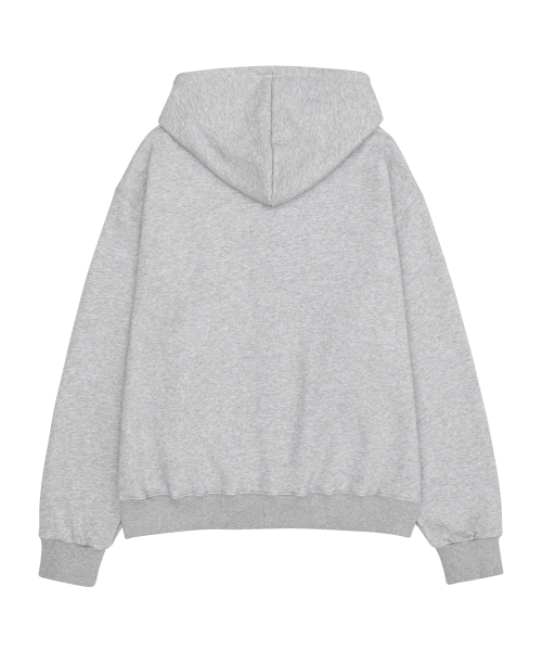 MUSINSA公式 | AMES-WORLDWIDE BIG TYPO HOODIE ZIP UP GREY