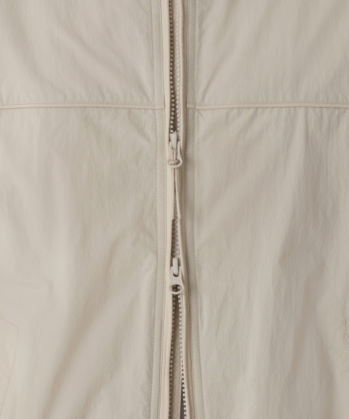 OVERSIZE TRACK WINDBREAKER JACKET [LIGHT BEIGE]