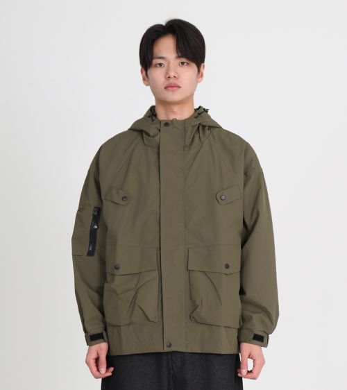 [TEFLON] hoodкуртка 4color (khaki)