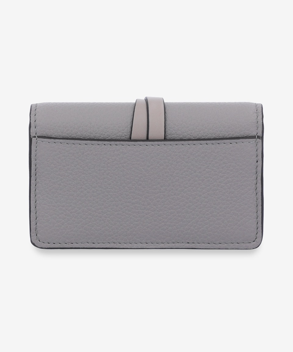 カードケース・名刺入れ Chloe Alphabet Flap Card Holder Cashmere Grey CHC21WP015F570 クロエ カードケース/名刺入れ レディース アルファベット